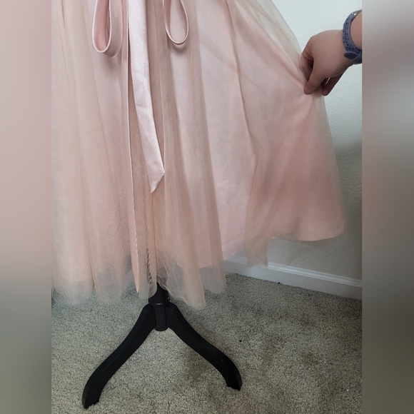 💚HP💚NWT Mori Lee by Madeline Gardner Beaded Corset Ballerina Tulle Skirt Dress - Picture 5 of 16